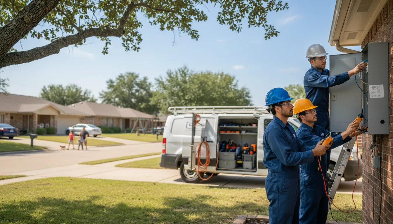 Certified electrician providing emergency electrical services in Ridott, IL